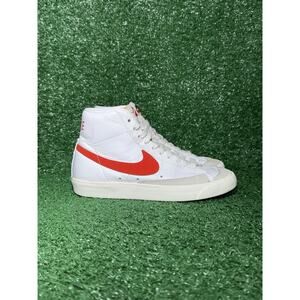 Nike Blazer Mid 77 Vintage Womens Size 5.5 White Red Athletic Shoes Gym Sneakers